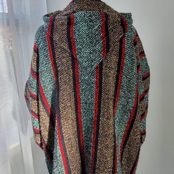 Baja Mexican Rug hoodie size Large - Picture 11 of 11